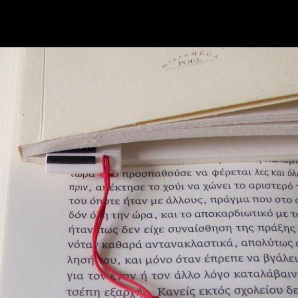 NWT Piano Bookmark - Black & White - 5in - Picture 7 of 7